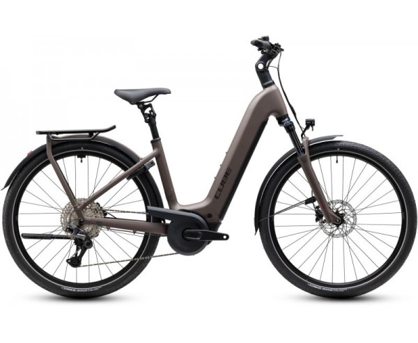 CUBE KATHMANDU HYBRID ONE 800 CEDAR/CHROME E-hybrid bike Bosch Gen5 Performance CX Motor 120nm 800 watt battery